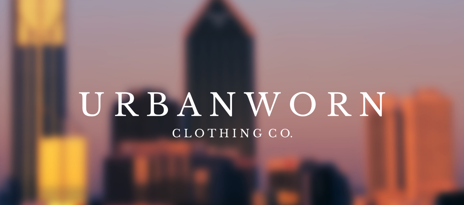 urban wear banner for e commerce website